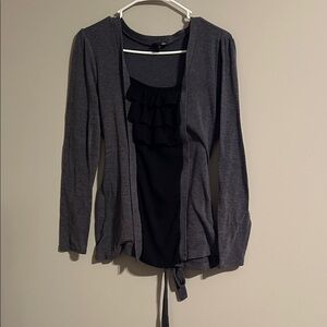 East 5th Charcoal Knit Top